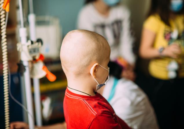Child in cancer ward. Image by Vyshnova via Shutterstock
