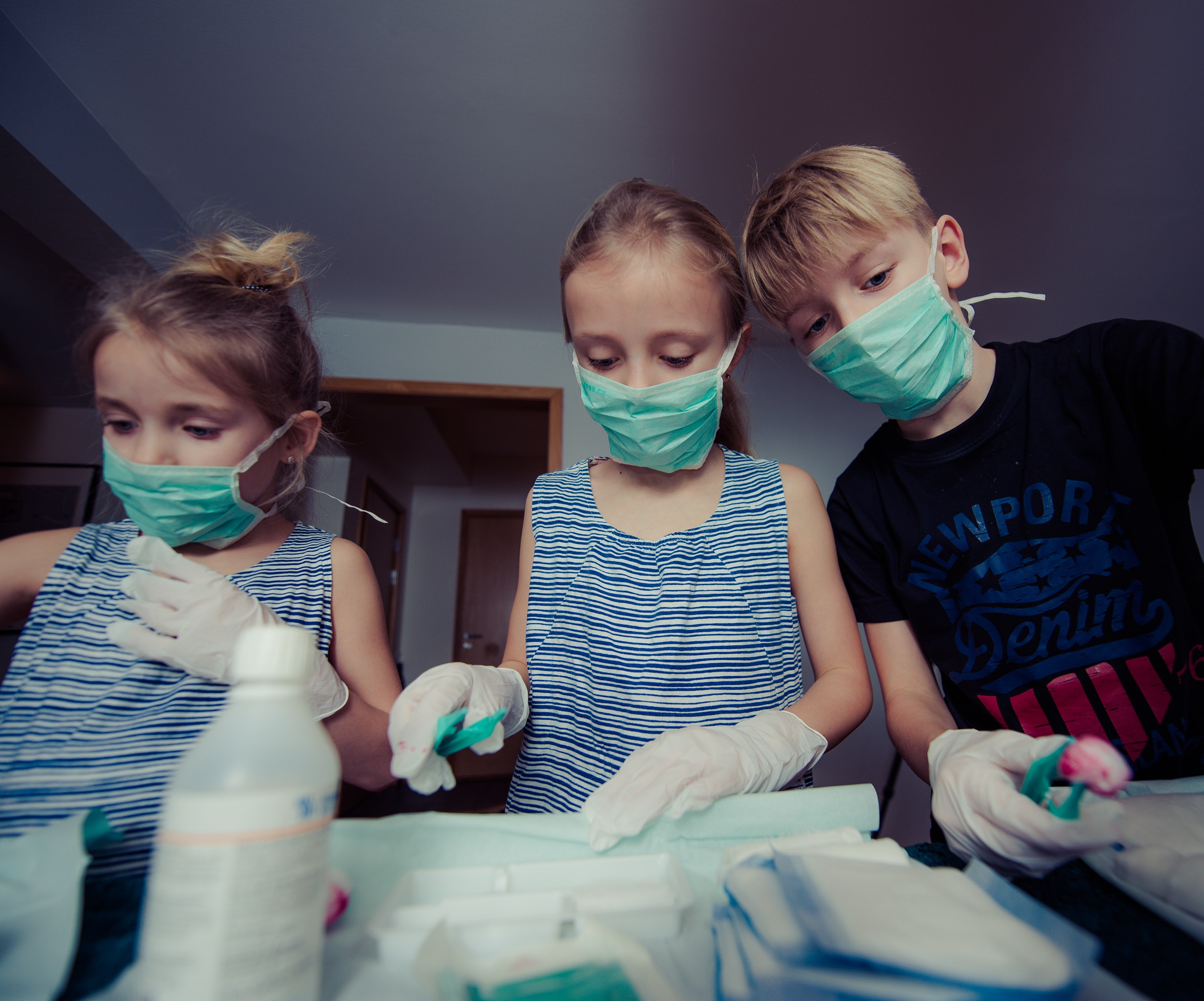 Children wearing face masks. Image courtesy of  Janko Ferlic via Pexels