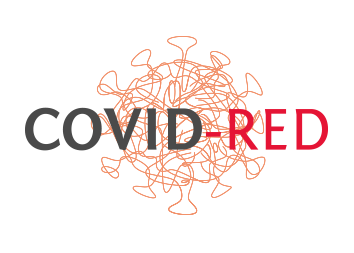 COVID-RED logo