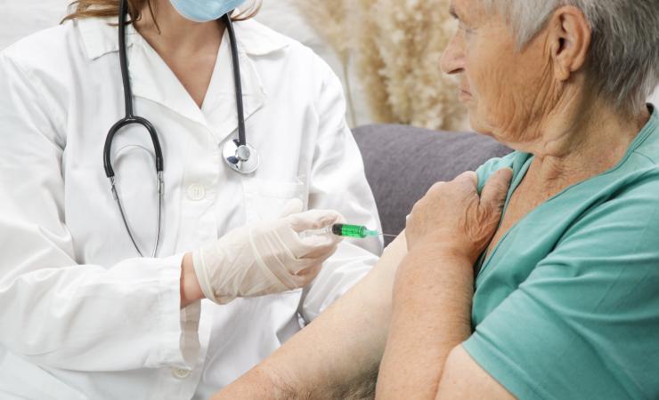 Vaccination uptake in the elderly is not as high as it should be. Image credit: triocean via AdobeStock.