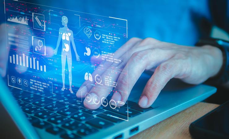 Personal health information on a computer. Image by Anton Nan_Got via Shutterstock.