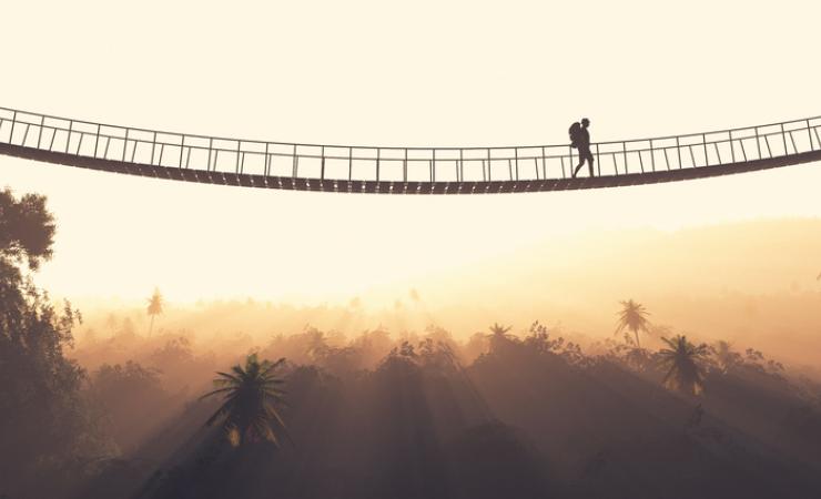 Crossing the bridge from project to non-profit. Image by Orla via Shutterstock.