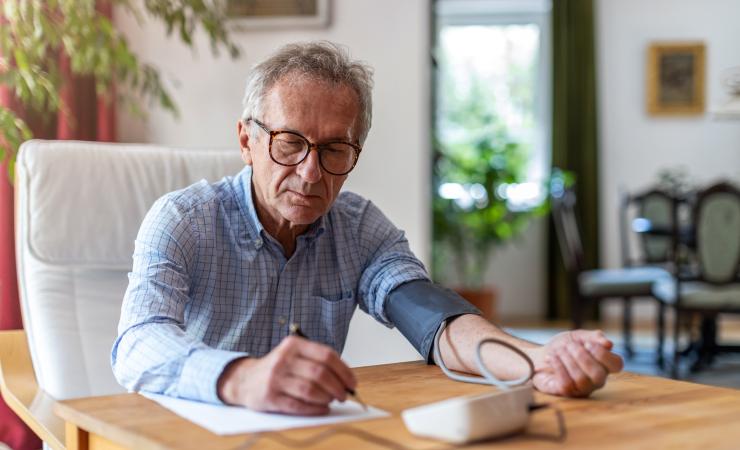 Decentralising clinical trials means that people can take part in clinical research from the comfort of their own homes. Image credit: pikselstock via Adobe Stock. 