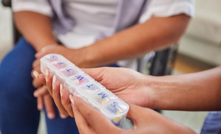 More than half of all people don't take their medication as planned. Image credit: PeopleImages.com YuriA via Shuterstock.  