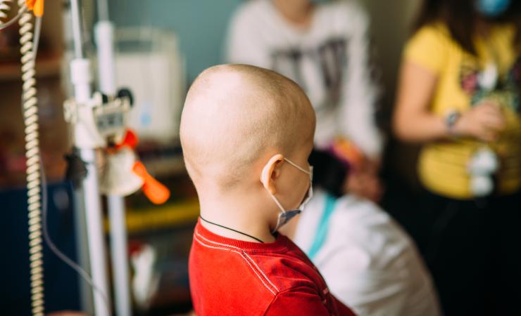 Child in cancer ward. Image by Vyshnova via Shutterstock. 