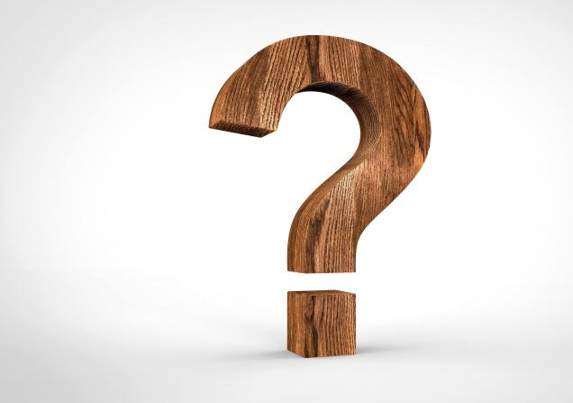A 3D wooden question mark. Image by Arek Socha via Pixabay