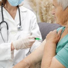 Vaccination uptake in the elderly is not as high as it should be. Image credit: triocean via AdobeStock.