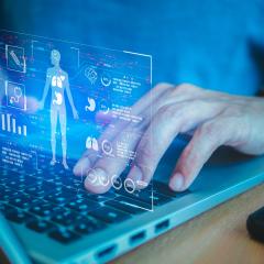 Image by Anton Nan_Got via Shutterstock. Personal health information on a computer. Image by Anton Nan_Got via Shutterstock.