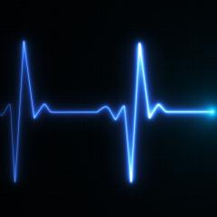 © FlashMovie, Shutterstock A blue ECG line on a black background. The care pathway for cardiovascular diseases is complex.