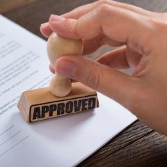 Stamp of approval