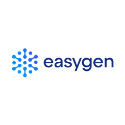 The EASYGEN logo. EASYGEN aims to revolutionise the manufacture of CAR-T cells for cancer treatment.